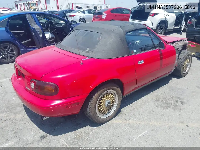 1995 Mazda Mx-5 Miata VIN: JM1NA3537S0615896 Lot: 45309925
