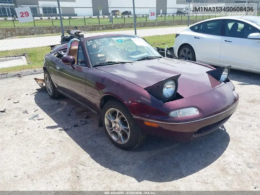 1995 Mazda Mx-5 Miata VIN: JM1NA3534S0608436 Lot: 45520292