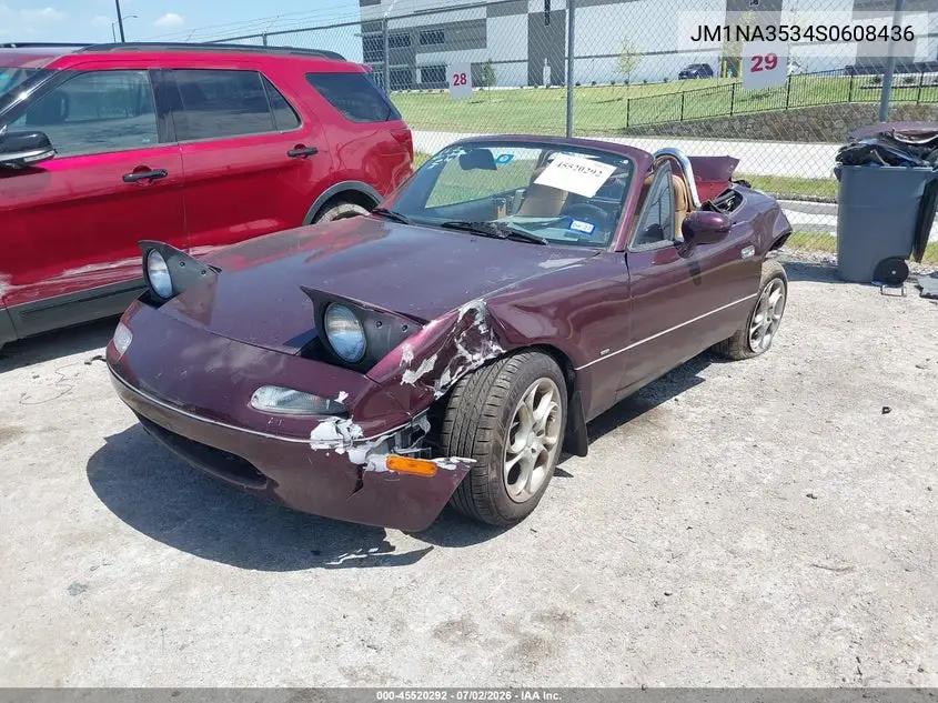1995 Mazda Mx-5 Miata VIN: JM1NA3534S0608436 Lot: 45520292