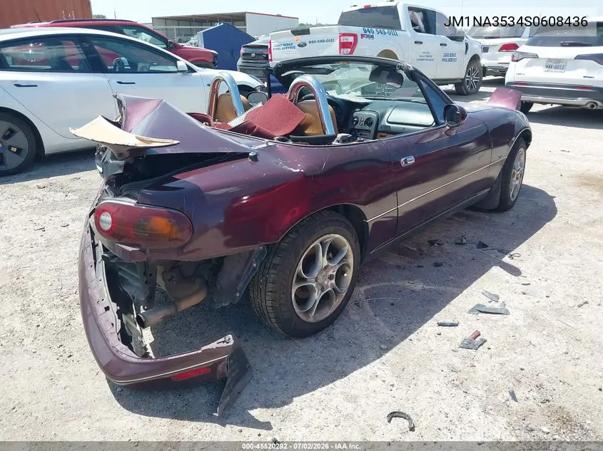 1995 Mazda Mx-5 Miata VIN: JM1NA3534S0608436 Lot: 45520292