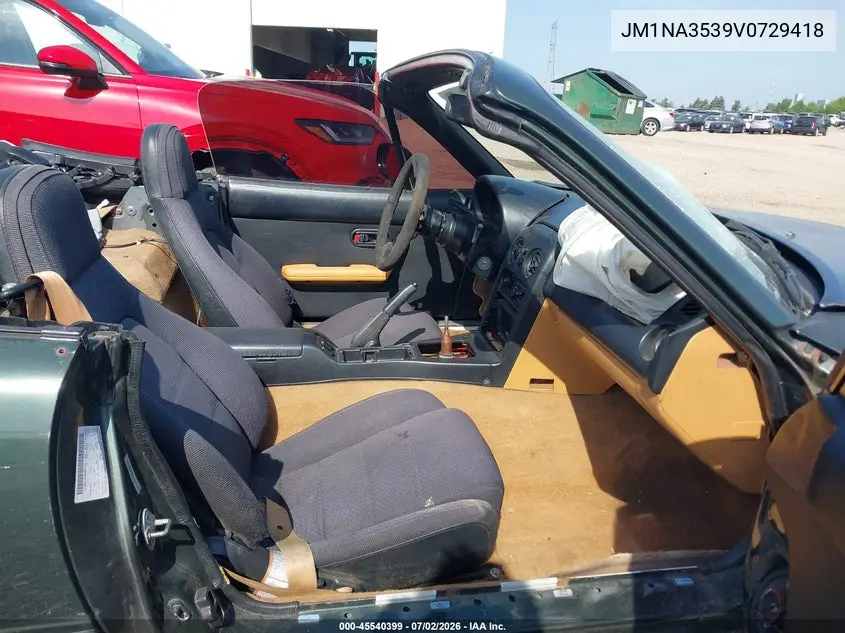 1997 Mazda Mx-5 Miata Leather Pkg/M Edition/Popular Equipment Pkg/R Pkg./Sto/Sto-Edition/Touring Pkg VIN: JM1NA3539V0729418 Lot: 45540399