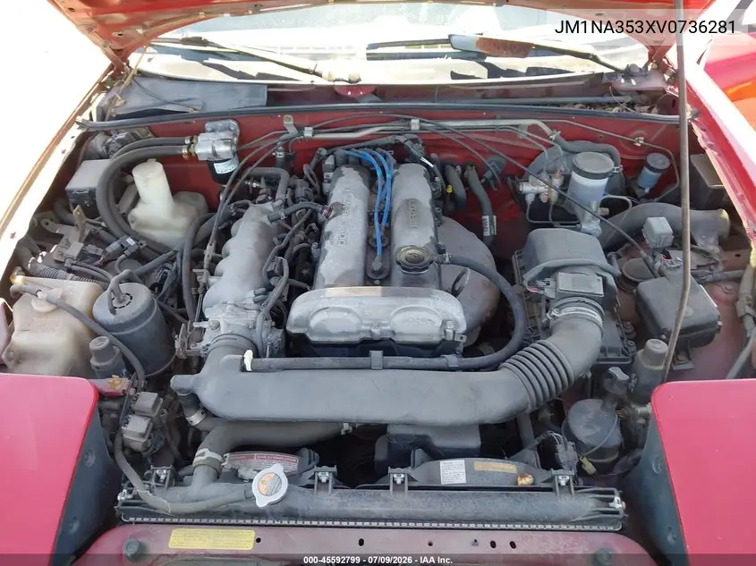 1997 Mazda Mx-5 Miata Leather Pkg/M Edition/Popular Equipment Pkg/R Pkg./Sto/Sto-Edition/Touring Pkg VIN: JM1NA353XV0736281 Lot: 45592799