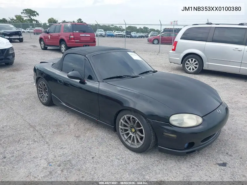 1999 Mazda Mx-5 Miata Leather Pkg/Popular Equipment Pkg/Sports Pkg/Touring Pkg VIN: JM1NB353XX0100380 Lot: 45273051