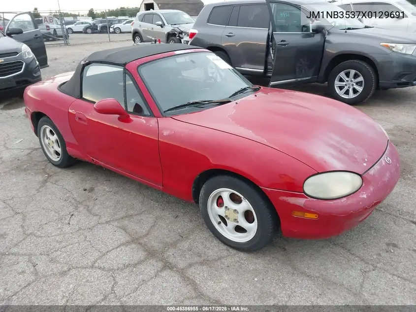1999 Mazda Mx-5 Miata Leather/Leather Pkg/Popular Equip/Sports Pkg/Touring Pkg VIN: JM1NB3537X0129691 Lot: 45386955