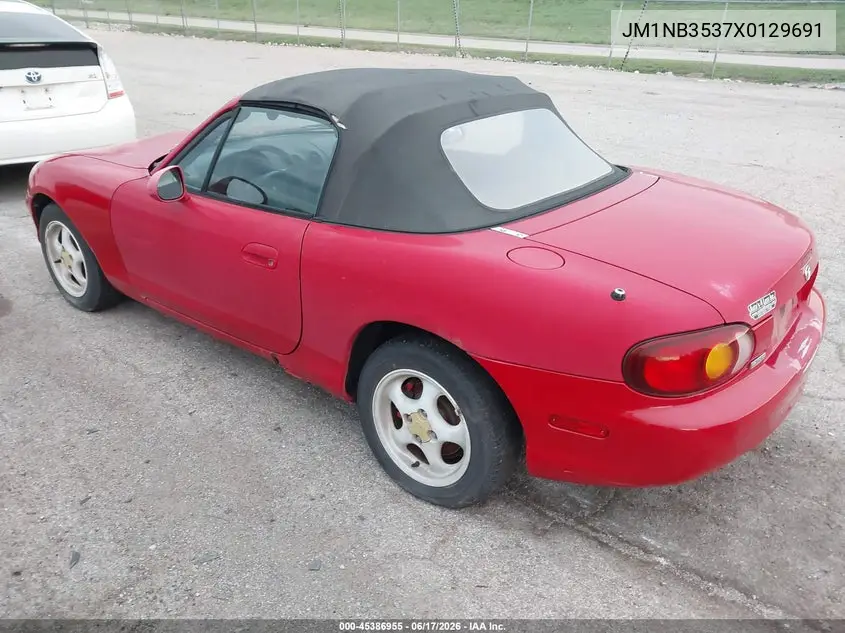 1999 Mazda Mx-5 Miata Leather/Leather Pkg/Popular Equip/Sports Pkg/Touring Pkg VIN: JM1NB3537X0129691 Lot: 45386955