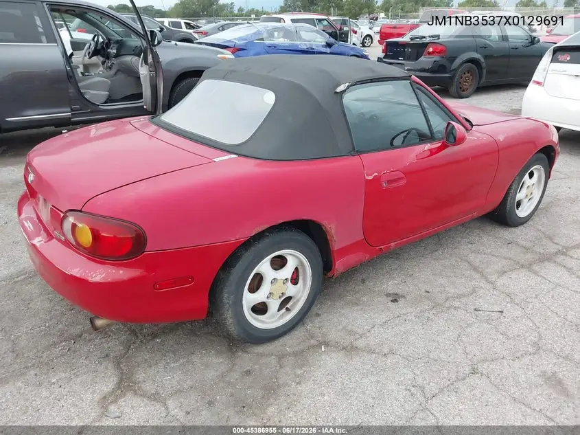 1999 Mazda Mx-5 Miata Leather/Leather Pkg/Popular Equip/Sports Pkg/Touring Pkg VIN: JM1NB3537X0129691 Lot: 45386955