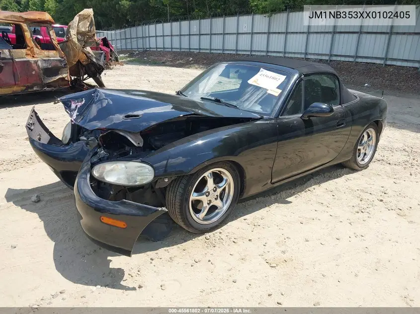 1999 Mazda Mx-5 Miata 10Th Anniversary Edition/Leather/Popular Equip/Sport/Touring VIN: JM1NB353XX0102405 Lot: 45561802