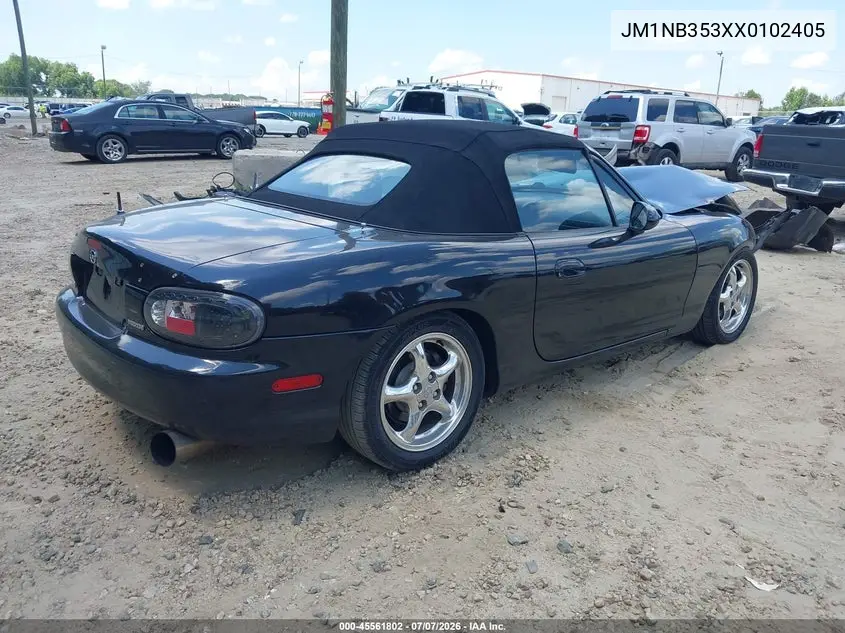1999 Mazda Mx-5 Miata 10Th Anniversary Edition/Leather/Popular Equip/Sport/Touring VIN: JM1NB353XX0102405 Lot: 45561802