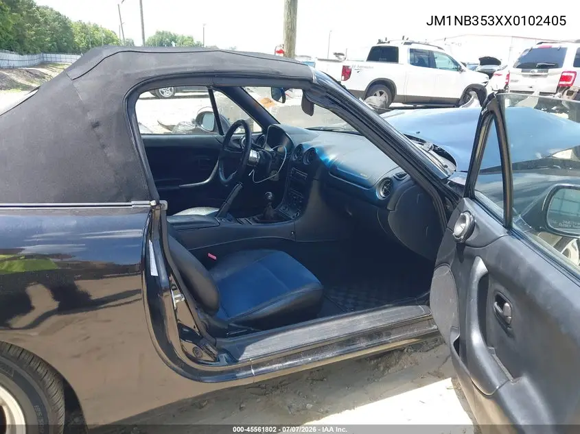 1999 Mazda Mx-5 Miata 10Th Anniversary Edition/Leather/Popular Equip/Sport/Touring VIN: JM1NB353XX0102405 Lot: 45561802