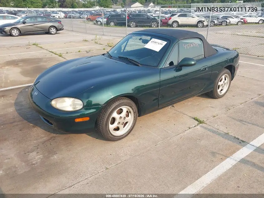 1999 Mazda Mx-5 Miata 10Th Anniversary Edition/Leather/Popular Equip/Sport/Touring VIN: JM1NB3537X0111739 Lot: 45587439