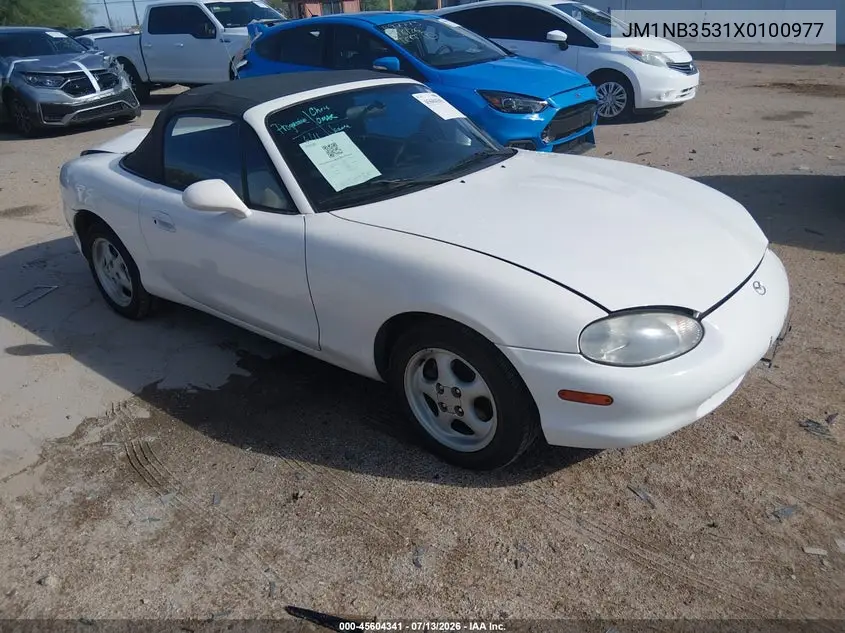 1999 Mazda Mx-5 Miata Leather Pkg/Popular Equipment Pkg/Sports Pkg/Touring Pkg VIN: JM1NB3531X0100977 Lot: 45604341