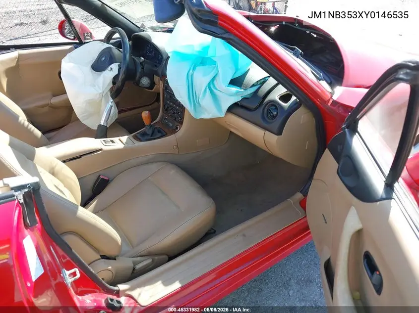 2000 Mazda Mx-5 Miata Ls/Special Edition VIN: JM1NB353XY0146535 Lot: 45331982