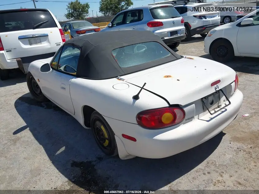 2000 Mazda Mx-5 Miata Ls/Special Edition VIN: JM1NB353XY0140377 Lot: 45657063