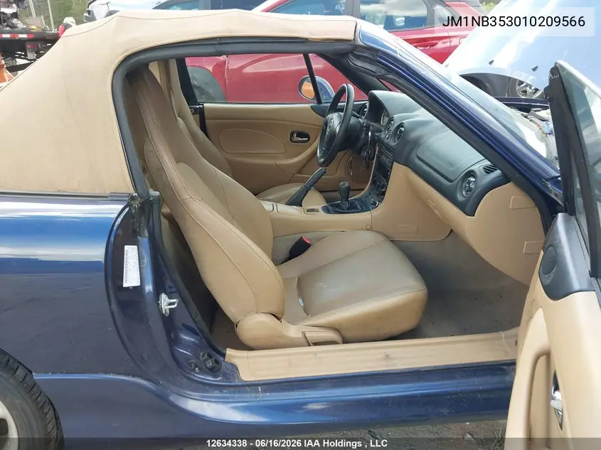 2001 Mazda Mx-5 Miata 1.8 VIN: JM1NB353010209566 Lot: 12634338X