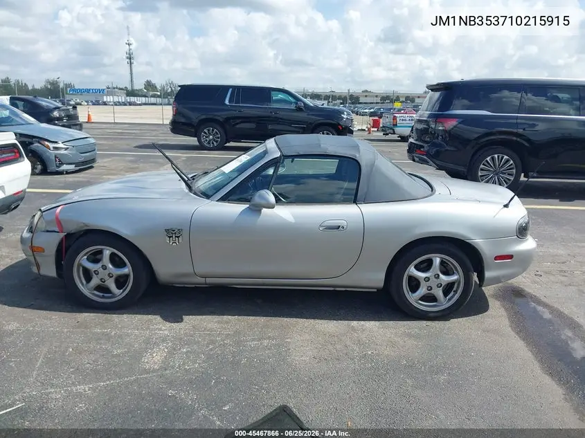 2001 Mazda Mx-5 Miata Ls/Special Edition VIN: JM1NB353710215915 Lot: 45467866