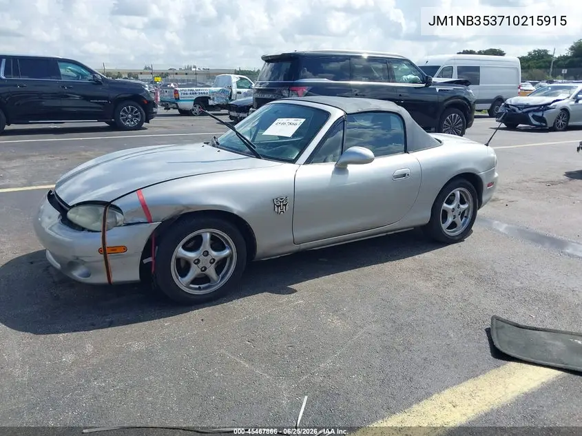 2001 Mazda Mx-5 Miata Ls/Special Edition VIN: JM1NB353710215915 Lot: 45467866