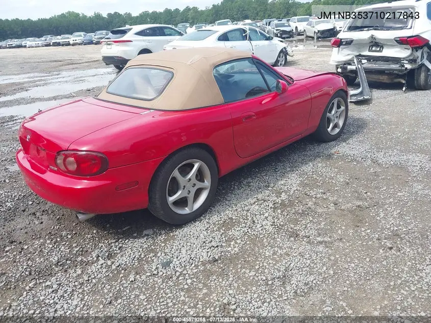 2001 Mazda Mx-5 Miata Ls/Special Edition VIN: JM1NB353710217843 Lot: 45579255