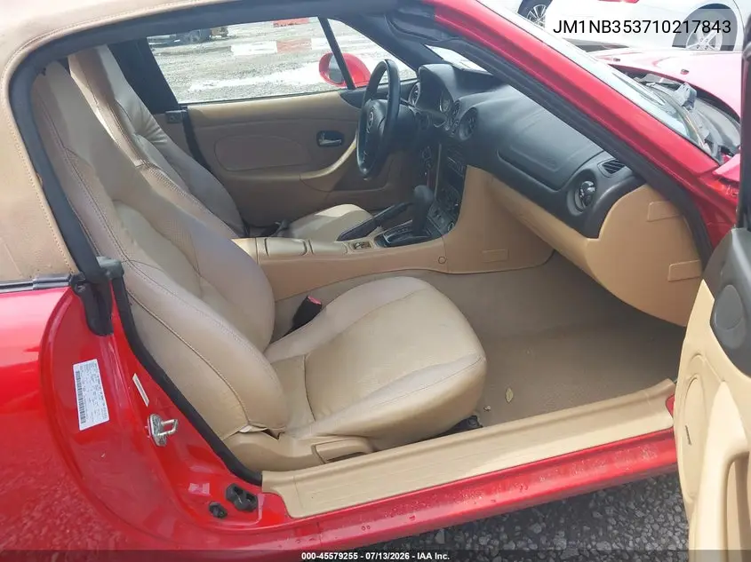 2001 Mazda Mx-5 Miata Ls/Special Edition VIN: JM1NB353710217843 Lot: 45579255