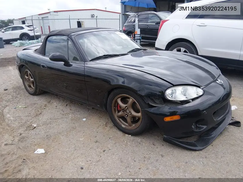 2002 Mazda Mx-5 Miata Cloth/Ls/Se VIN: JM1NB353920224195 Lot: 45298527