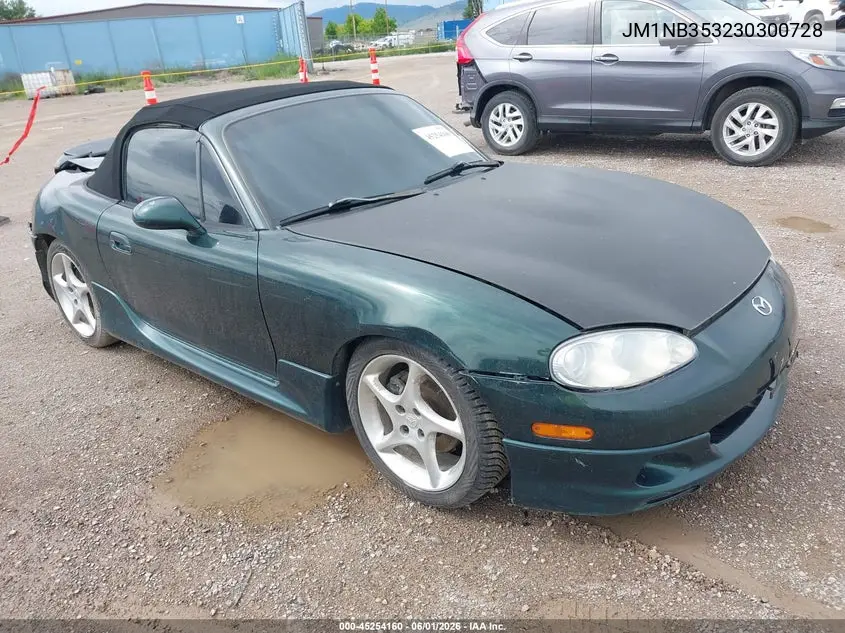 2003 Mazda Mx-5 Miata Cloth/Ls/Se/Shinsen VIN: JM1NB353230300728 Lot: 45254160