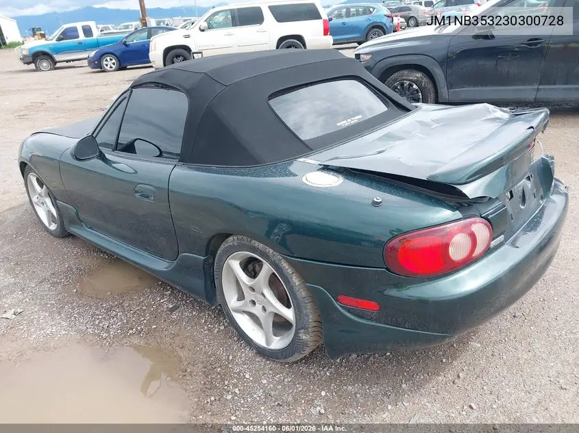 2003 Mazda Mx-5 Miata Cloth/Ls/Se/Shinsen VIN: JM1NB353230300728 Lot: 45254160