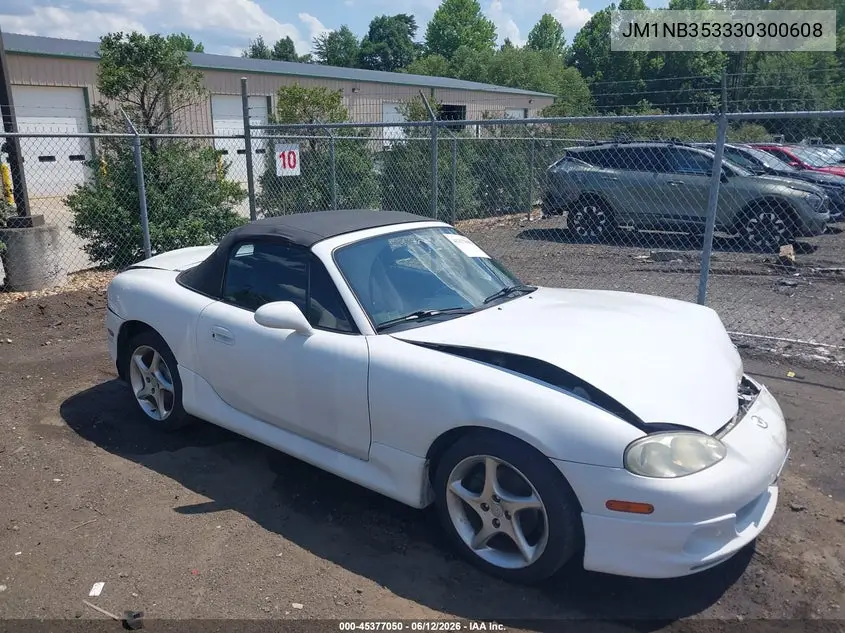2003 Mazda Mx-5 Miata Cloth/Ls/Se/Shinsen VIN: JM1NB353330300608 Lot: 45377050