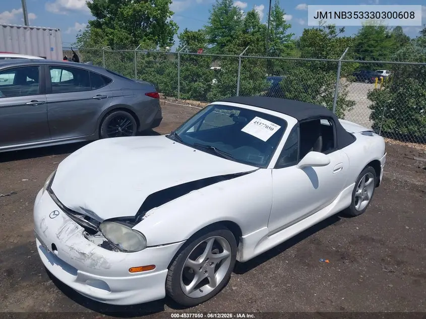 2003 Mazda Mx-5 Miata Cloth/Ls/Se/Shinsen VIN: JM1NB353330300608 Lot: 45377050