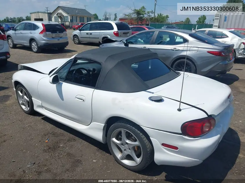 2003 Mazda Mx-5 Miata Cloth/Ls/Se/Shinsen VIN: JM1NB353330300608 Lot: 45377050
