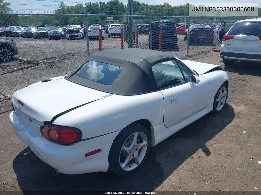 2003 Mazda Mx-5 Miata Cloth/Ls/Se/Shinsen VIN: JM1NB353330300608 Lot: 45377050