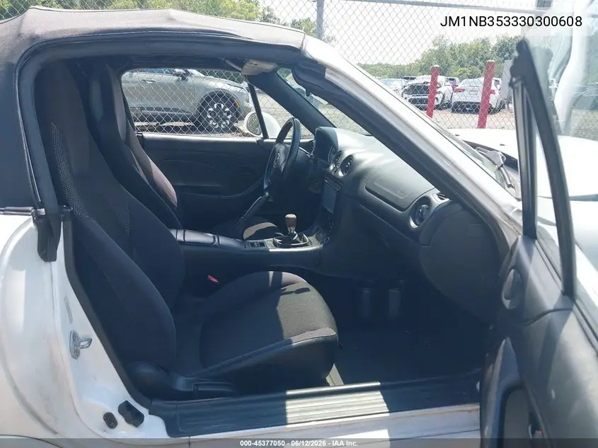 2003 Mazda Mx-5 Miata Cloth/Ls/Se/Shinsen VIN: JM1NB353330300608 Lot: 45377050