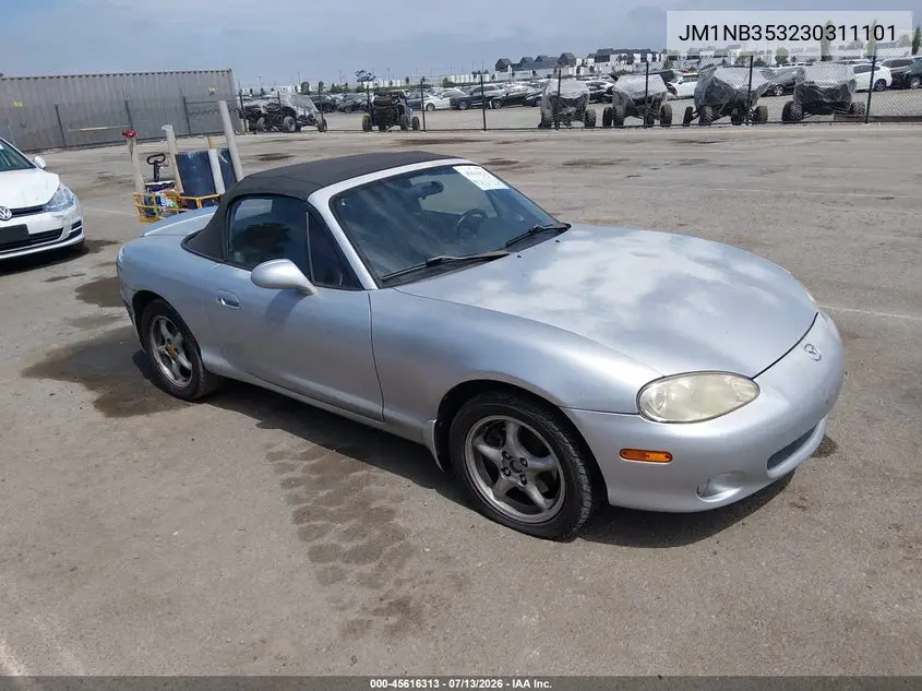 2003 Mazda Mx-5 Miata Cloth/Ls/Se/Shinsen VIN: JM1NB353230311101 Lot: 45616313