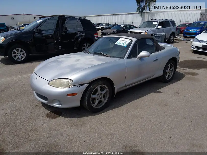 2003 Mazda Mx-5 Miata Cloth/Ls/Se/Shinsen VIN: JM1NB353230311101 Lot: 45616313