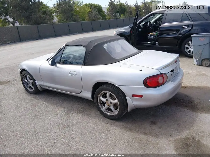 2003 Mazda Mx-5 Miata Cloth/Ls/Se/Shinsen VIN: JM1NB353230311101 Lot: 45616313