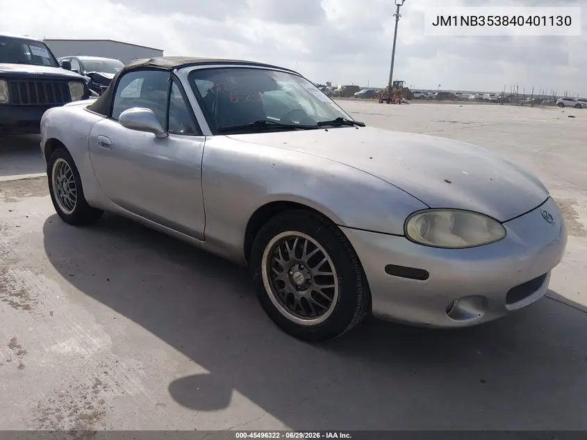 2004 Mazda Mx-5 Miata Ls VIN: JM1NB353840401130 Lot: 45496322