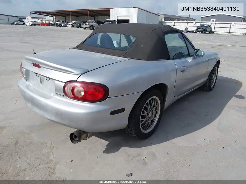 2004 Mazda Mx-5 Miata Ls VIN: JM1NB353840401130 Lot: 45496322
