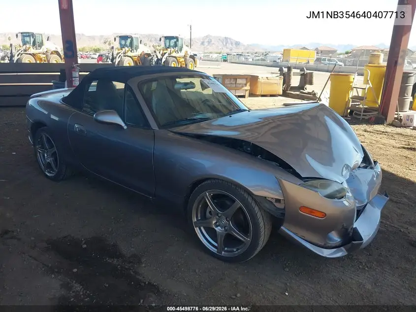 2004 Mazda Mazdaspeed Mx-5 Miata Cloth VIN: JM1NB354640407713 Lot: 45498776