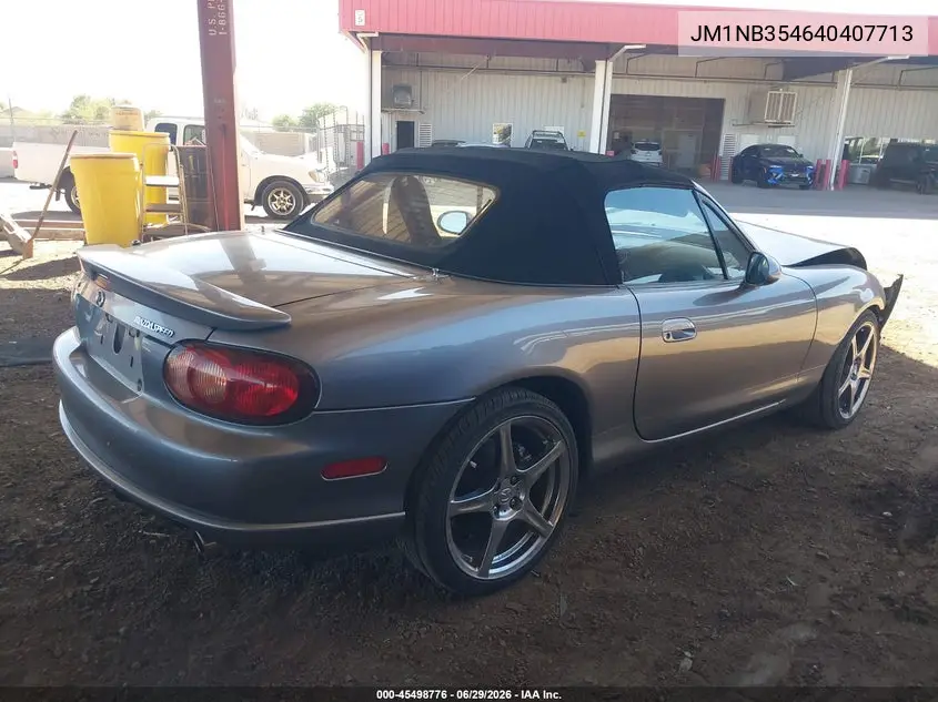 2004 Mazda Mazdaspeed Mx-5 Miata Cloth VIN: JM1NB354640407713 Lot: 45498776