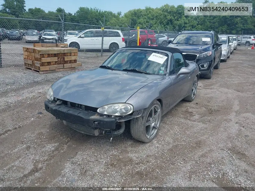 2004 Mazda Mazdaspeed Mx-5 Miata Cloth VIN: JM1NB354240409653 Lot: 45652687