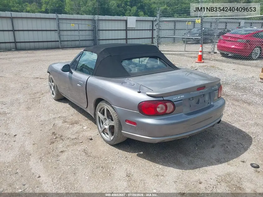 2004 Mazda Mazdaspeed Mx-5 Miata Cloth VIN: JM1NB354240409653 Lot: 45652687