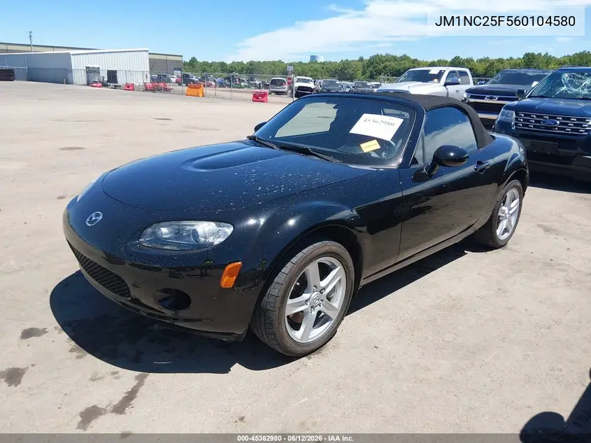 2006 Mazda Mx-5 Touring VIN: JM1NC25F560104580 Lot: 45362980