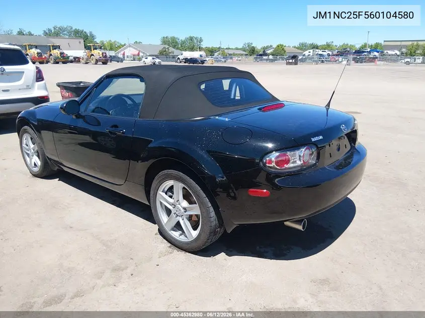 2006 Mazda Mx-5 Touring VIN: JM1NC25F560104580 Lot: 45362980