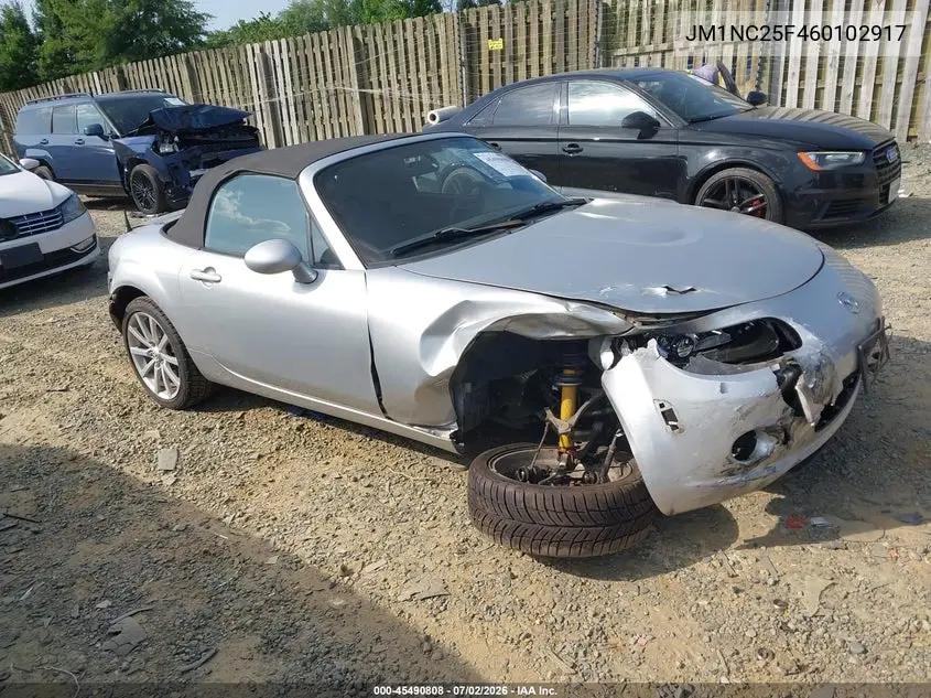 2006 Mazda Mx-5 Sport VIN: JM1NC25F460102917 Lot: 45490808