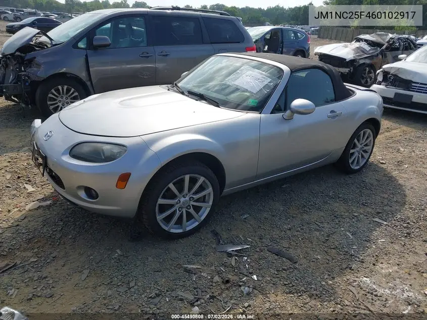 2006 Mazda Mx-5 Sport VIN: JM1NC25F460102917 Lot: 45490808