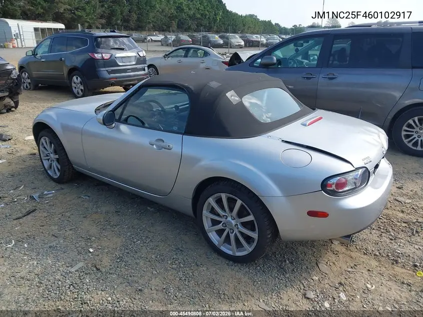 2006 Mazda Mx-5 Sport VIN: JM1NC25F460102917 Lot: 45490808