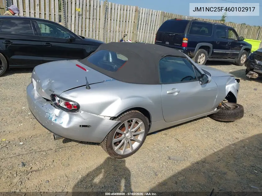 2006 Mazda Mx-5 Sport VIN: JM1NC25F460102917 Lot: 45490808