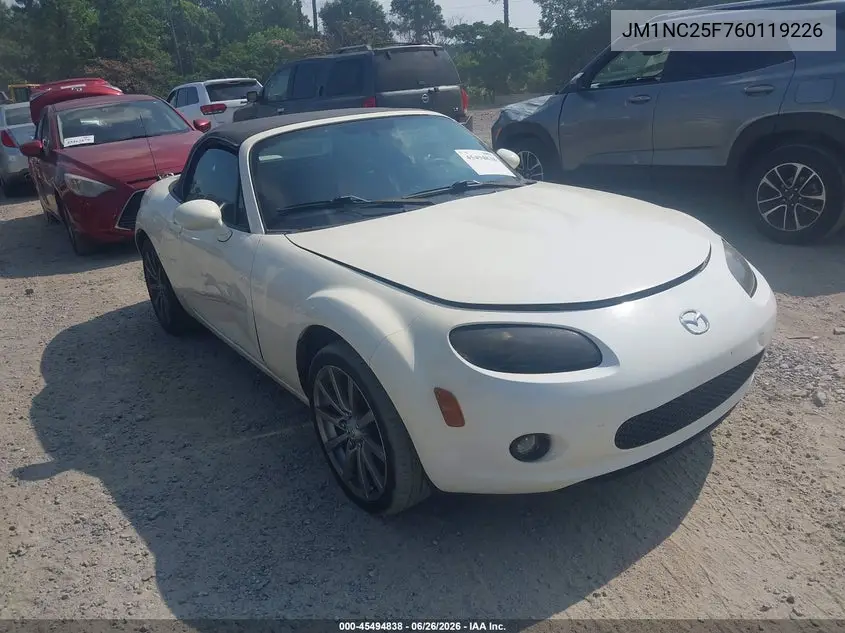 2006 Mazda Mx-5 Miata Grand Touring VIN: JM1NC25F760119226 Lot: 45494838