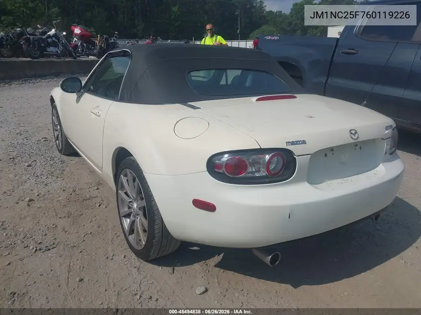 2006 Mazda Mx-5 Miata Grand Touring VIN: JM1NC25F760119226 Lot: 45494838