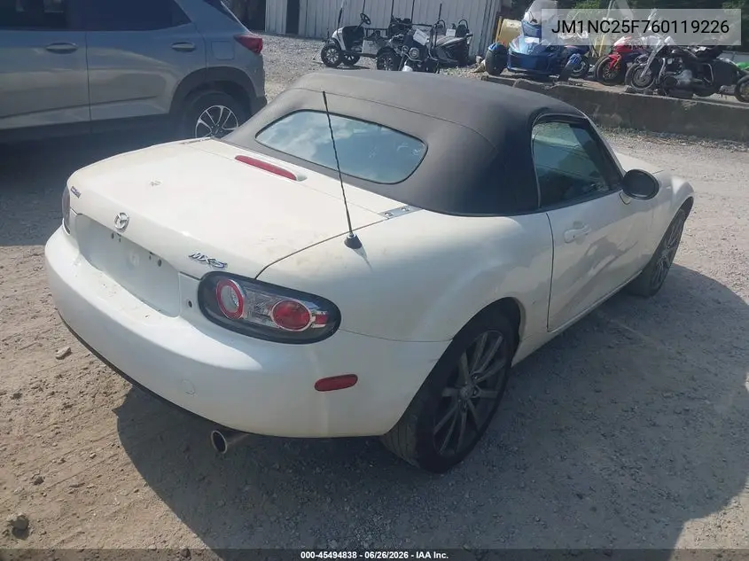 2006 Mazda Mx-5 Miata Grand Touring VIN: JM1NC25F760119226 Lot: 45494838