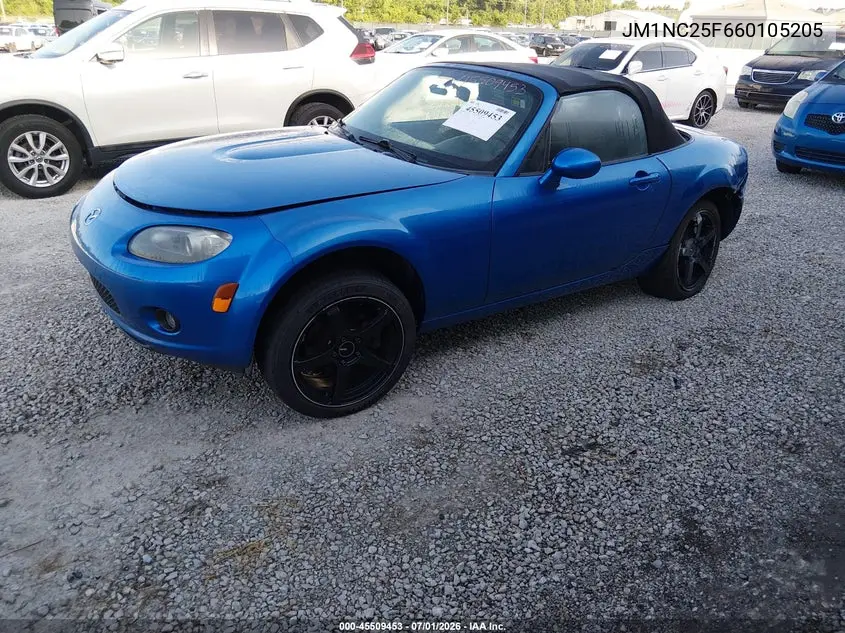 2006 Mazda Mx-5 Sport VIN: JM1NC25F660105205 Lot: 45509453