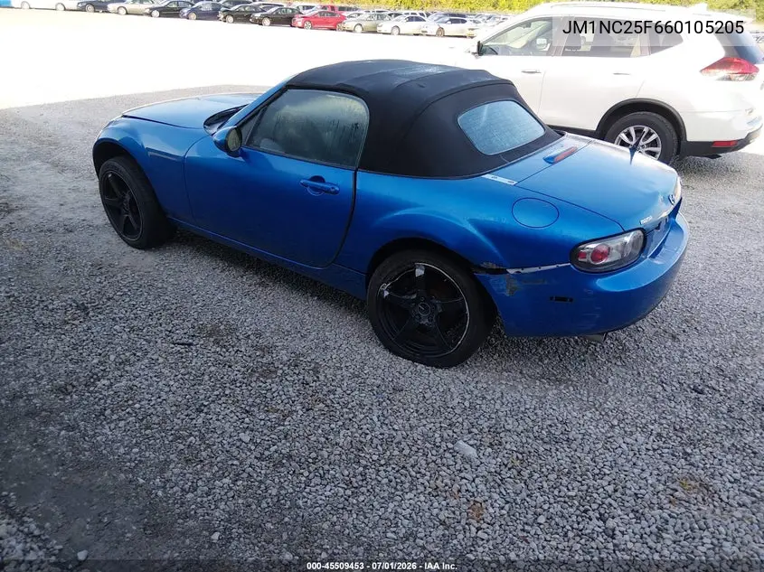2006 Mazda Mx-5 Sport VIN: JM1NC25F660105205 Lot: 45509453